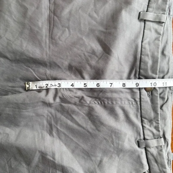 Lululemon Commission Pant Slim Mens 34 Gray Chino Style Performance Trousers - Picture 12 of 14